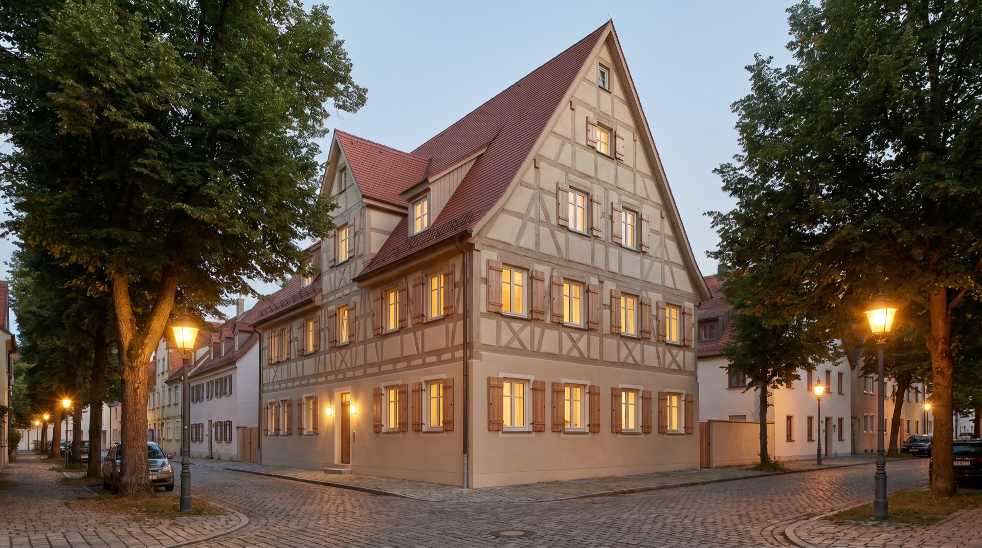 Mehrfamilienhaus in Augsburg — typische Bebauung für die Wertermittlung