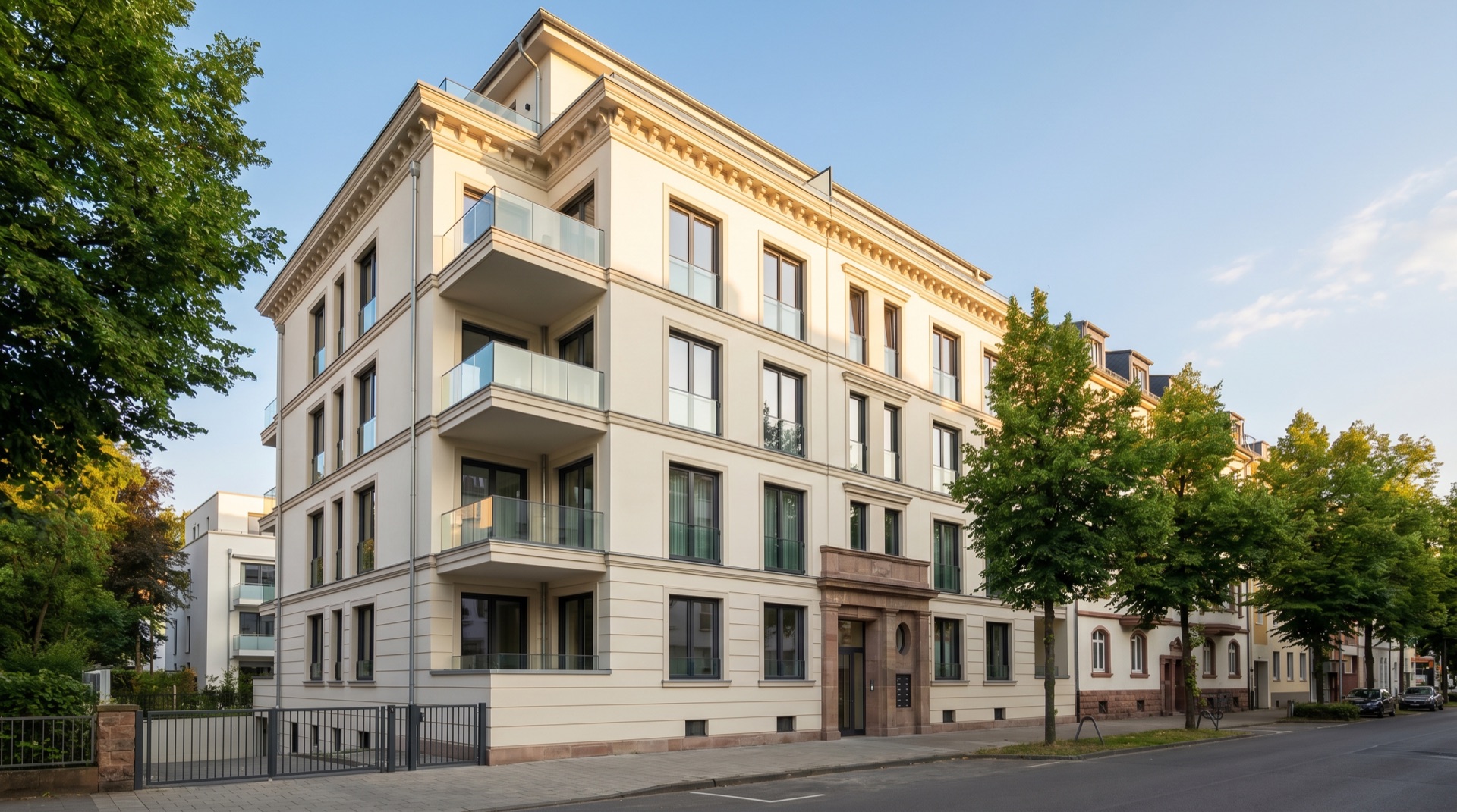 Mehrfamilienhaus in Frankfurt am Main — typische Bebauung für die Wertermittlung
