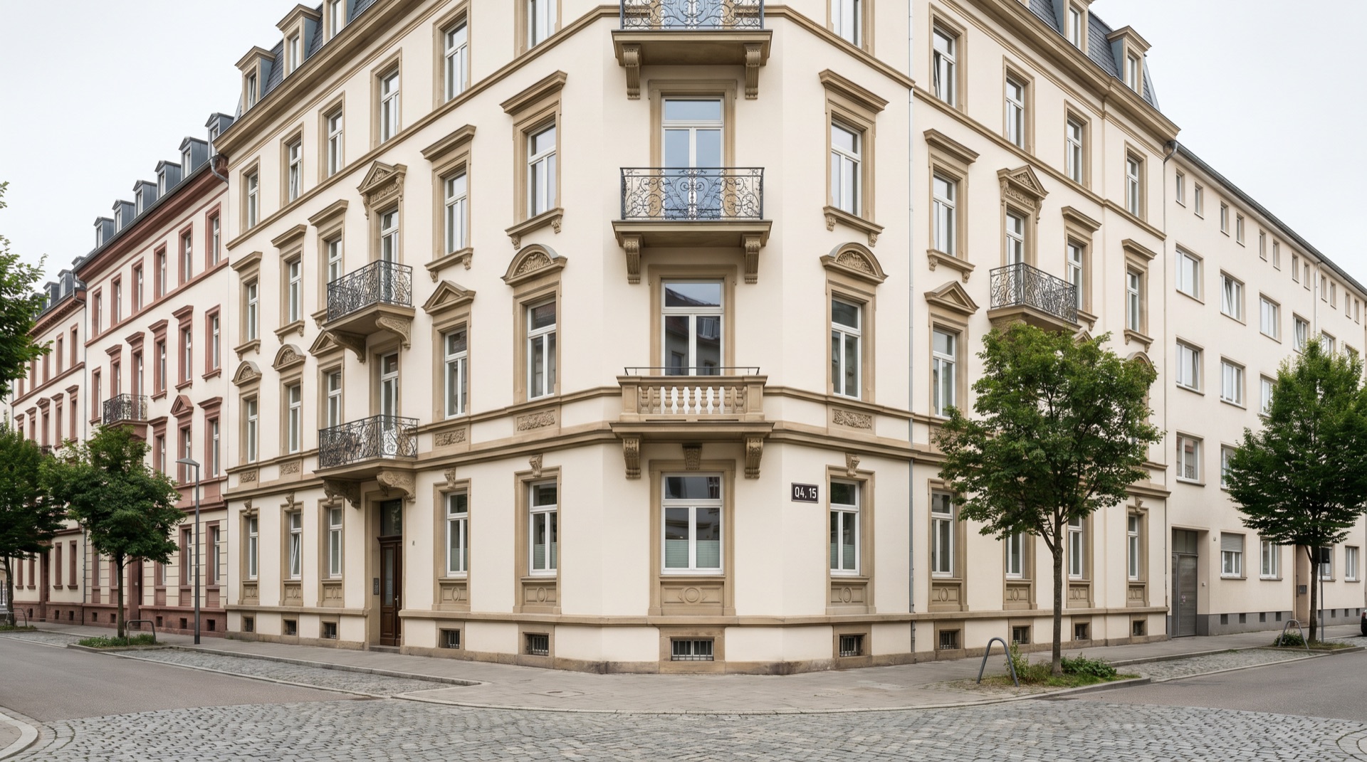 Mehrfamilienhaus in Mannheim — typische Bebauung für die Wertermittlung