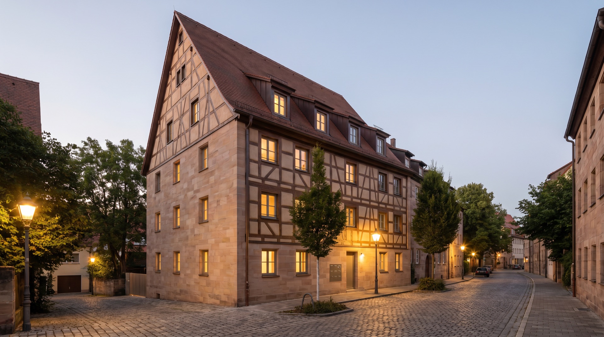 Mehrfamilienhaus in Nürnberg — typische Bebauung für die Wertermittlung