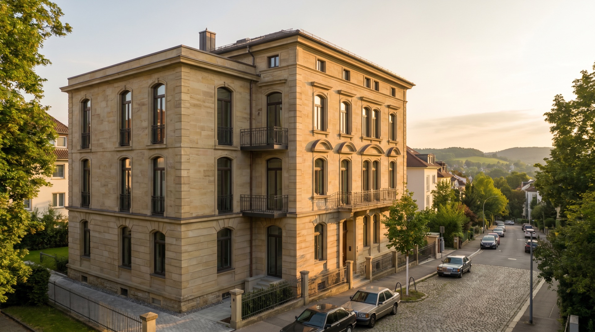 Mehrfamilienhaus in Stuttgart — typische Bebauung für die Wertermittlung